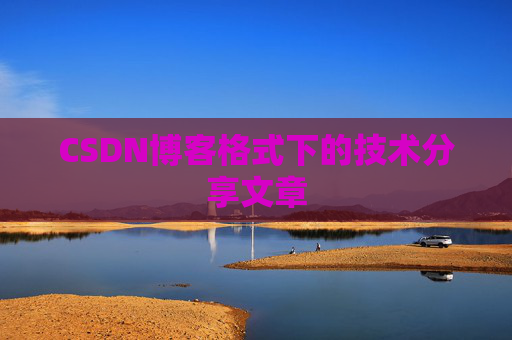 CSDN博客格式下的技术分享文章